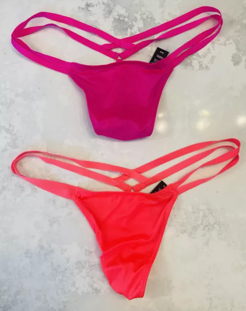 Hot Pink or Hot Orange tomorrow, you pick!