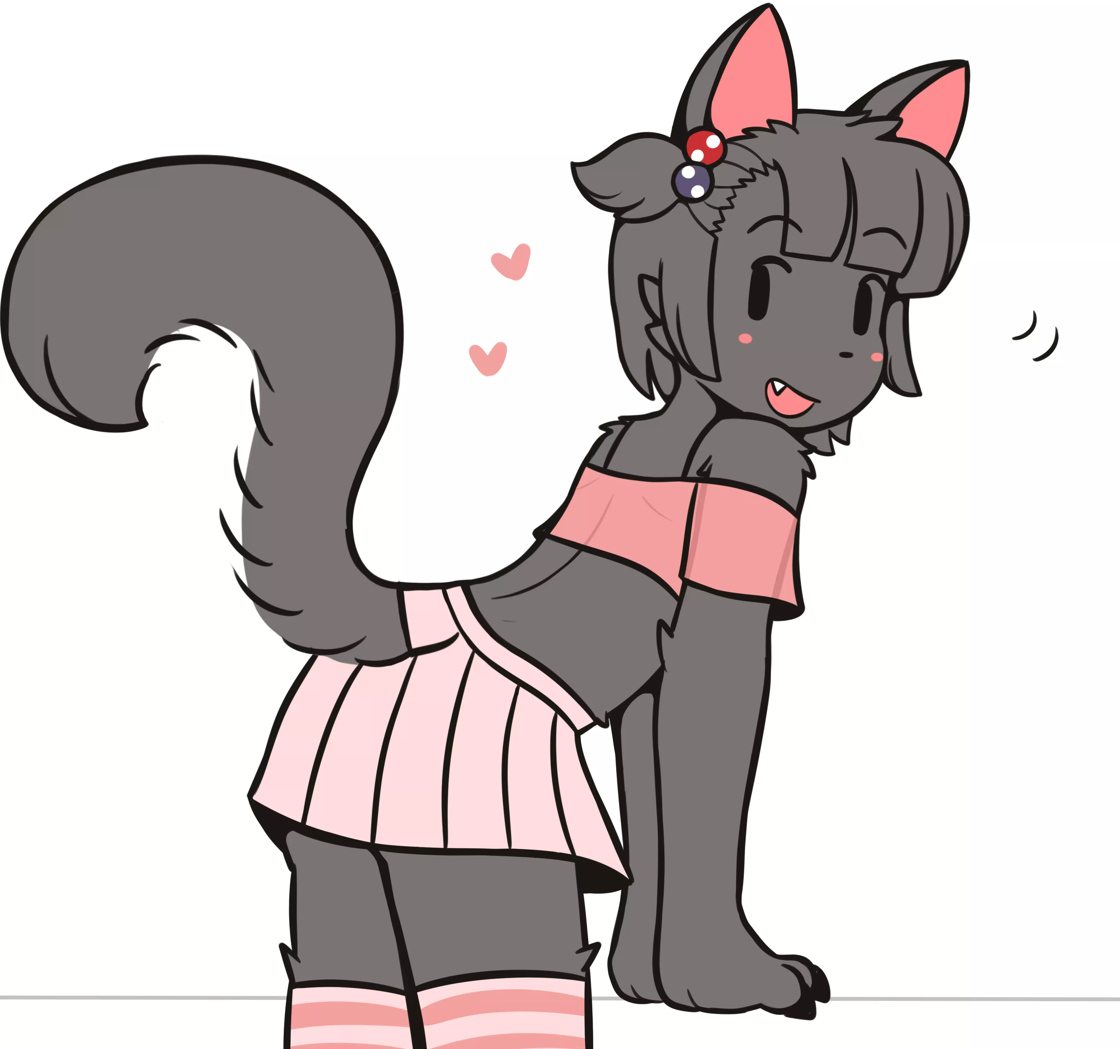 i drew a furry cat (Twitter - Chabooey1)