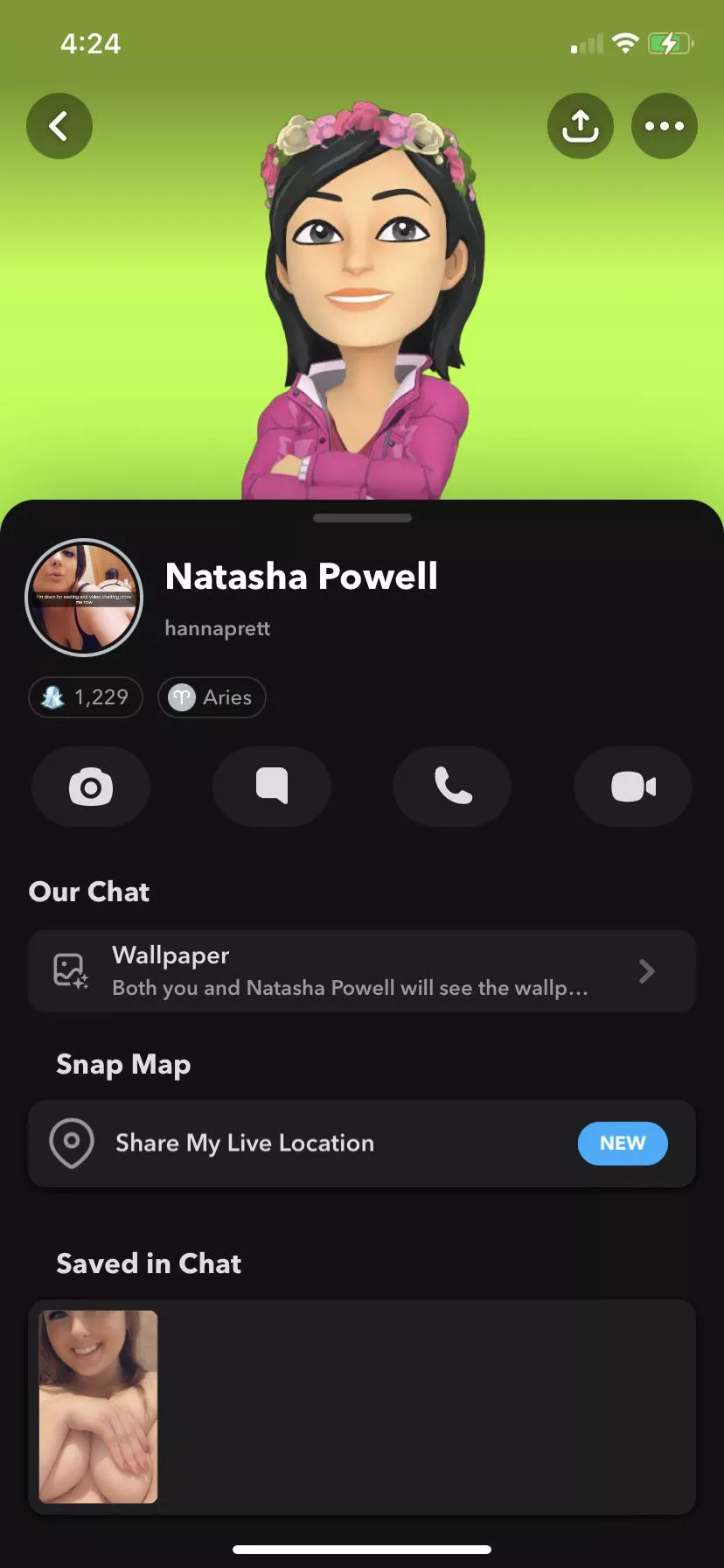 I’m down for sexting and video chatting