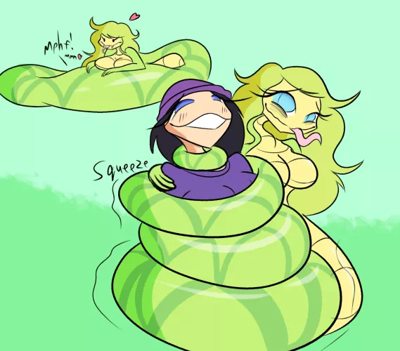 {Image} Boa ate a hiker! (Art by JackMunchy)