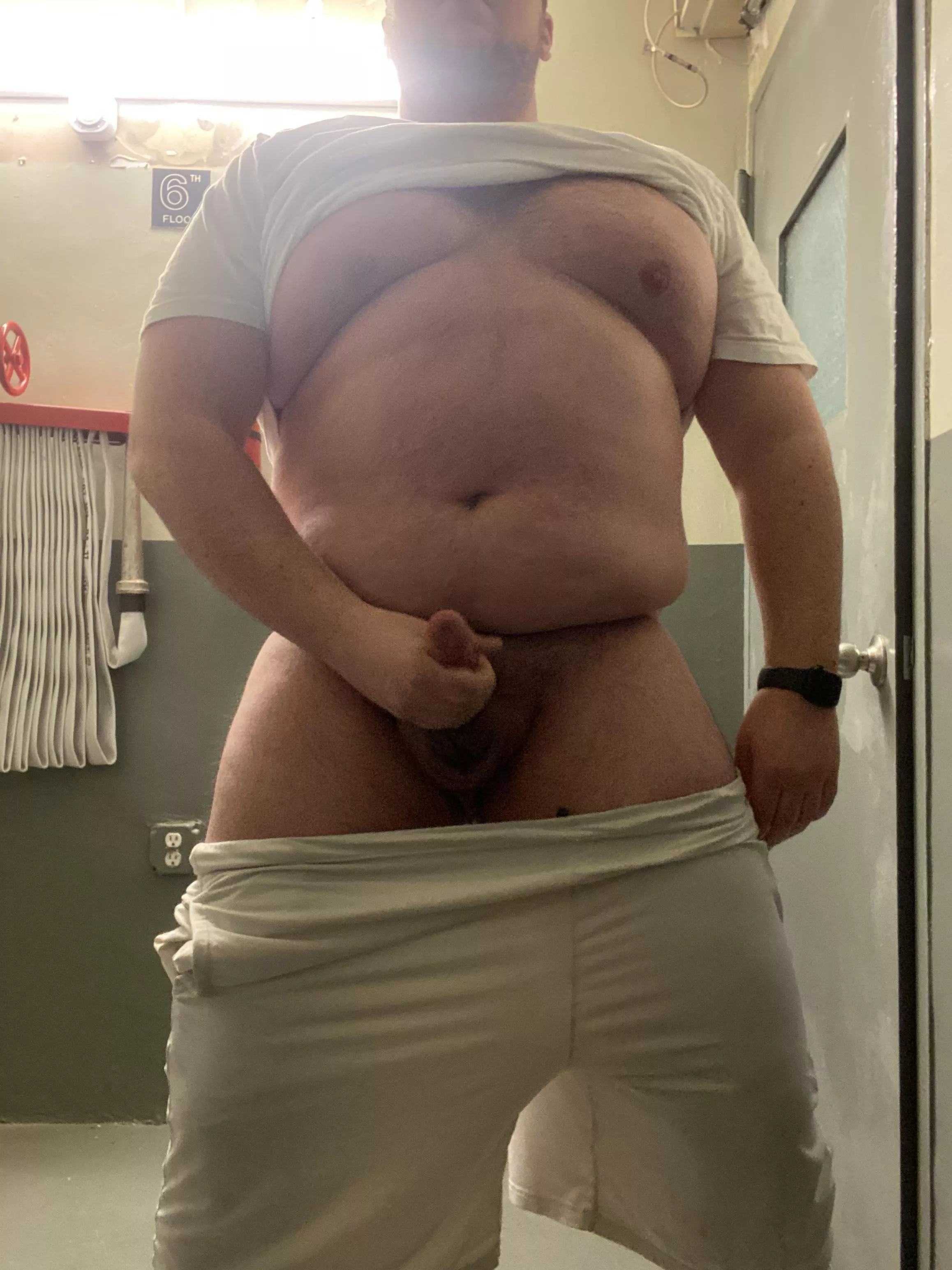 In my apartment stairwell