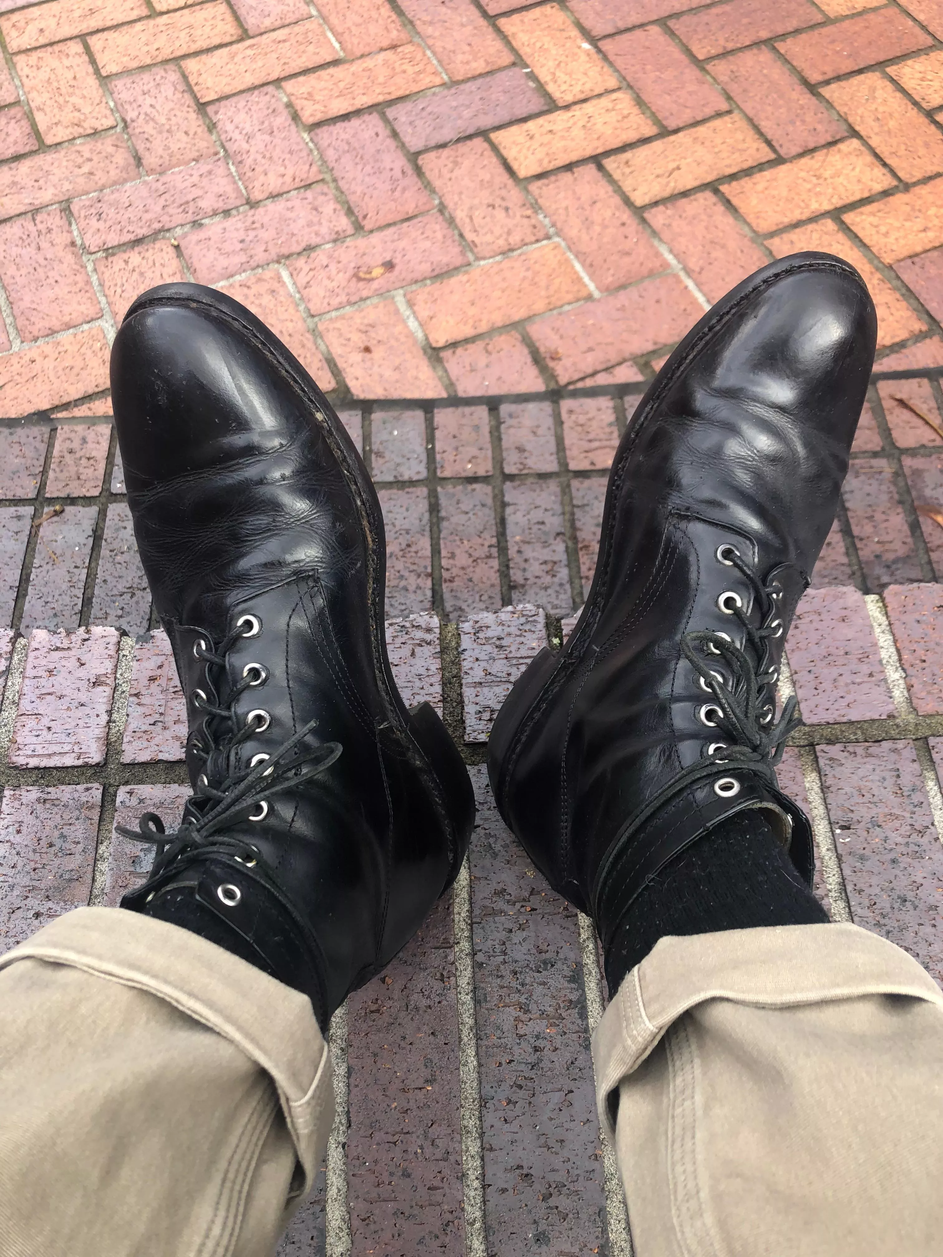 Just got my 9 year old Fryes back from the cobbler