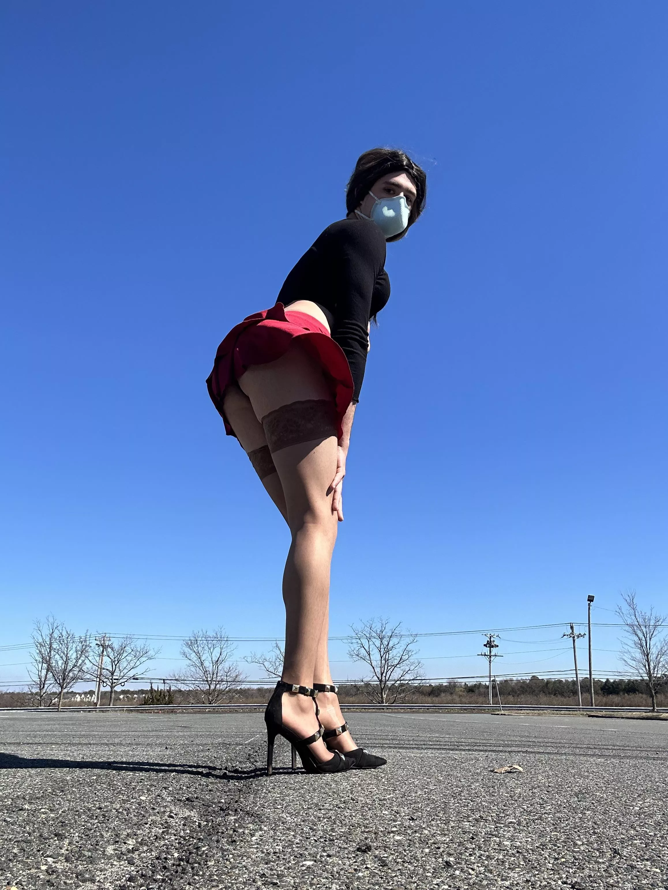 Mall parking lot fun today!