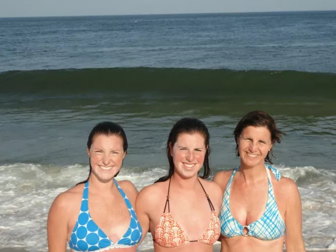 Mom and her daughters