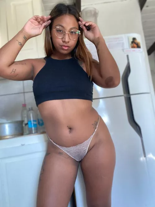 naughty session in thong