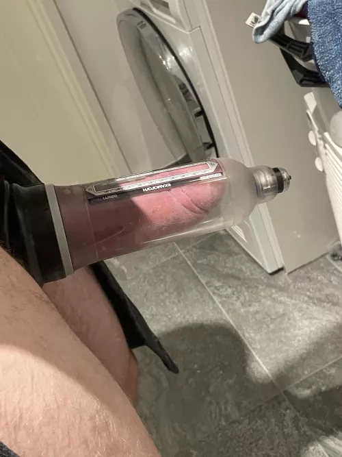 Not quite filling up the hydromax 9