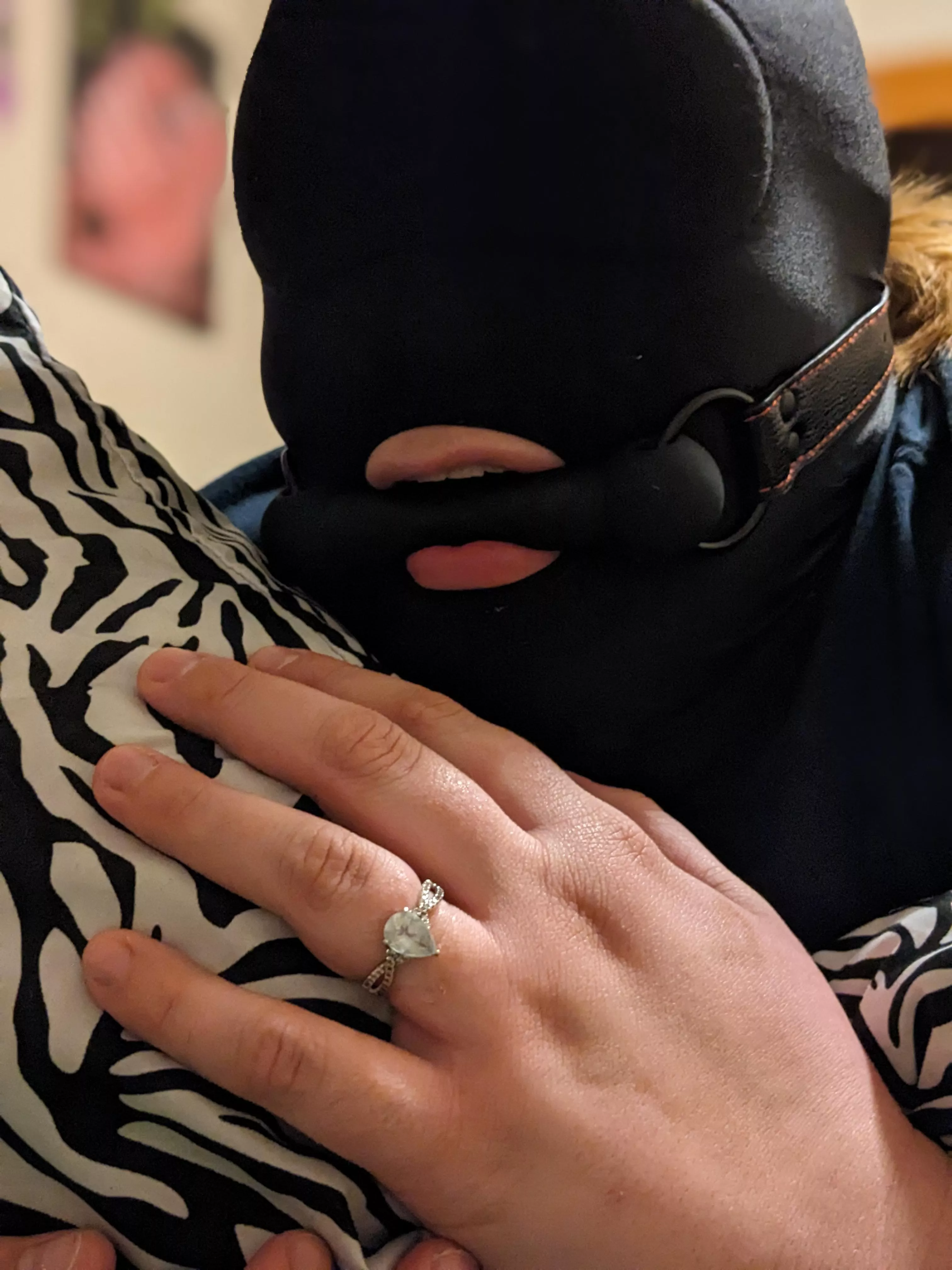 Please daddy, I promise I'll be good! *in desperate muffled babygirl*