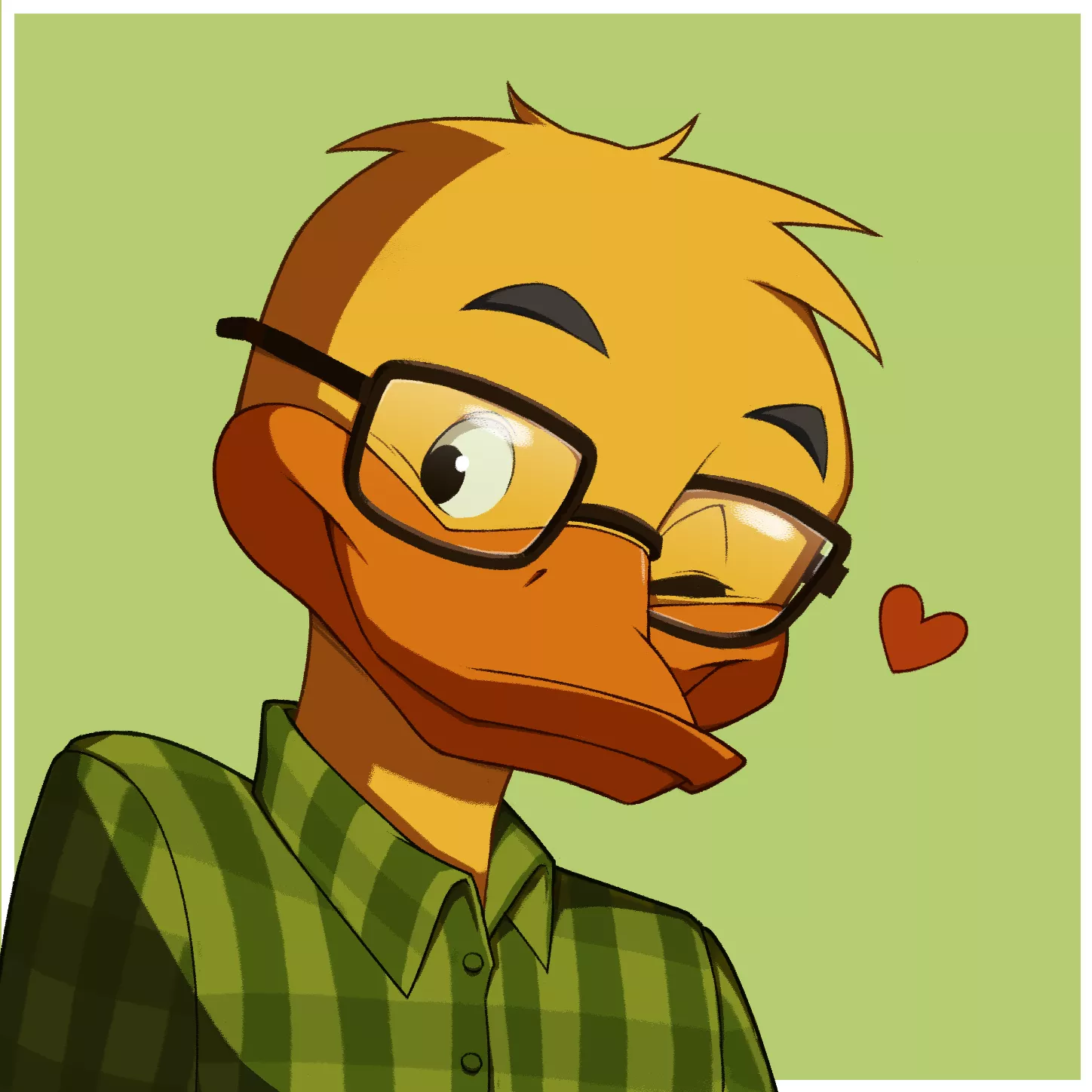 Portrait commission for someone on Twitter! (art by me, @chickensnpies1 on Twitter)