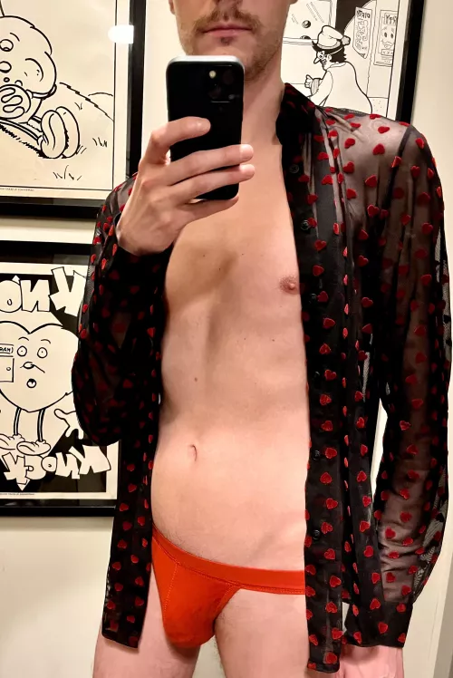 Sheer clothes and jockstraps are such a good combo