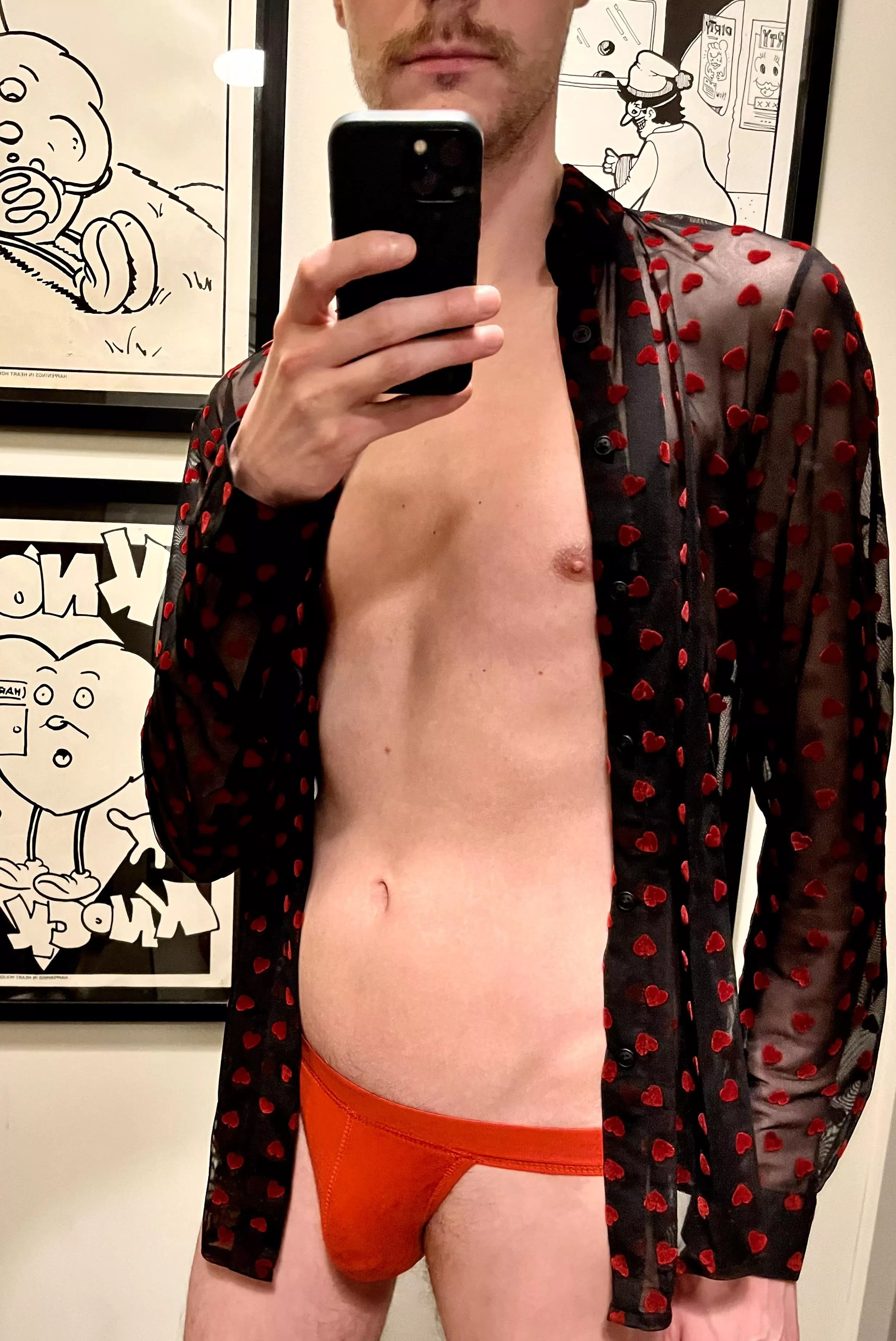 Sheer clothes and jockstraps are such a good combo