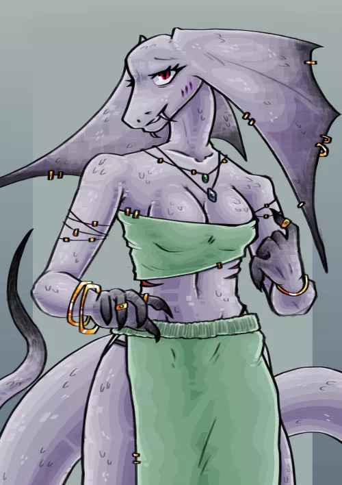 She’s going on a date :>