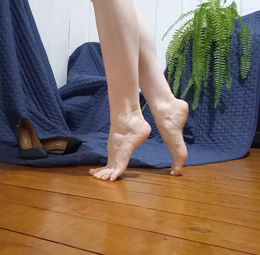 So good to take my shoes off and let them free!
