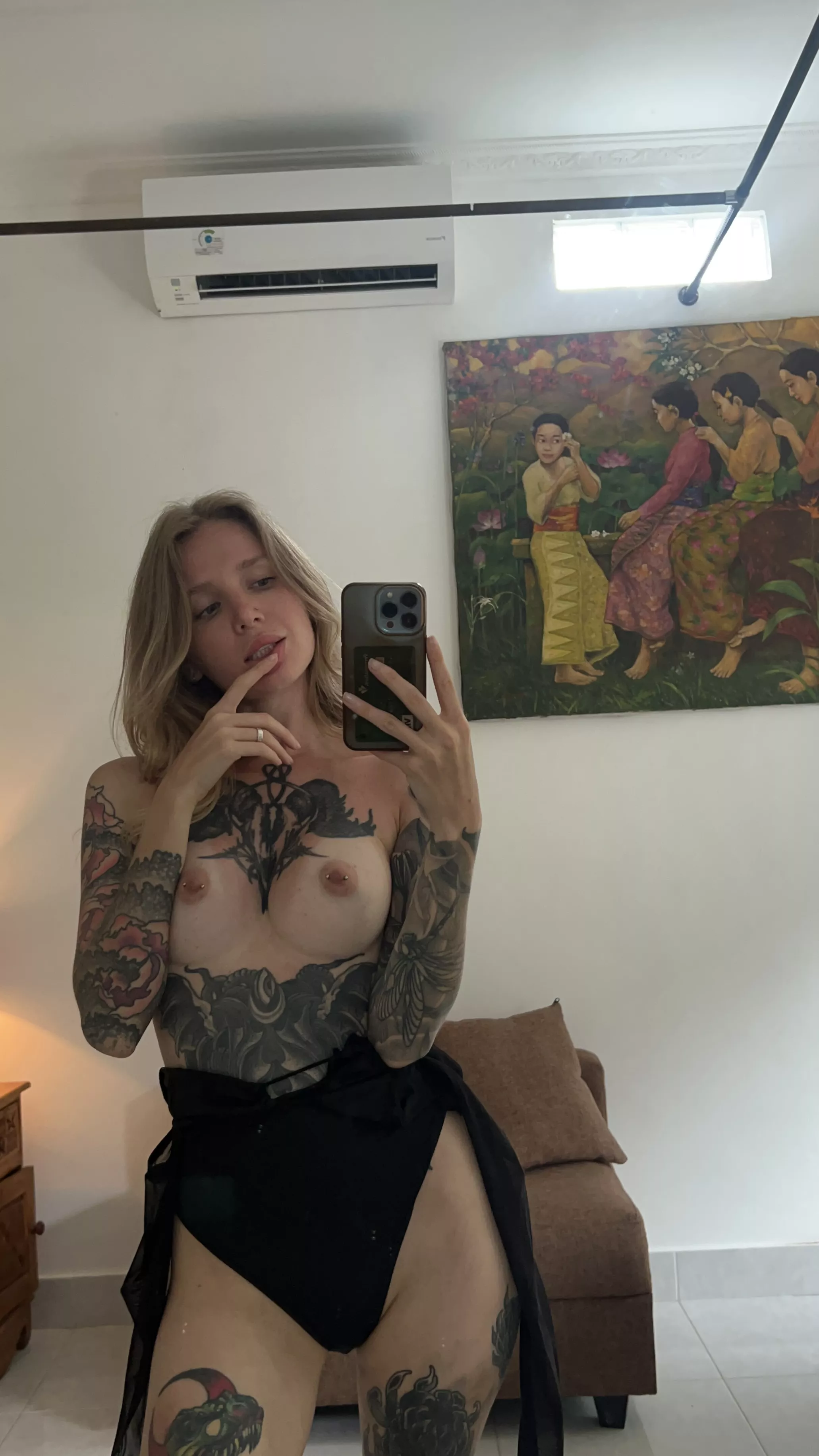 Sometimes I spend the whole day naked