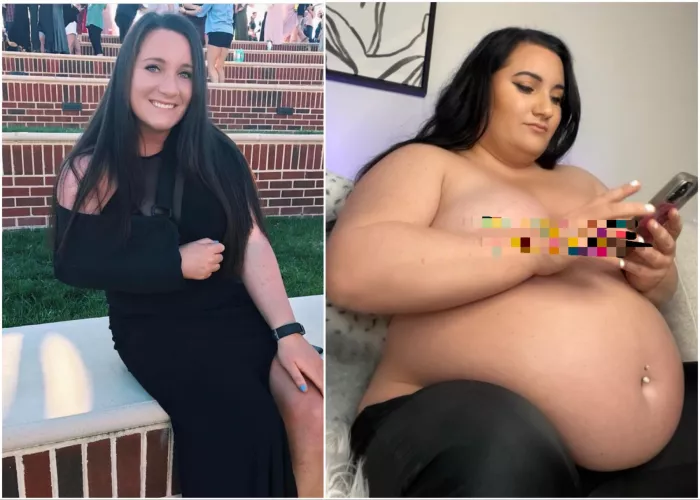 Soooo uh idk if you can tell but I’ve gained a TON of weight, especially recently, and although this is not my most flattering picture I think it really puts into perspective how epic this journey has been 🙈🤯