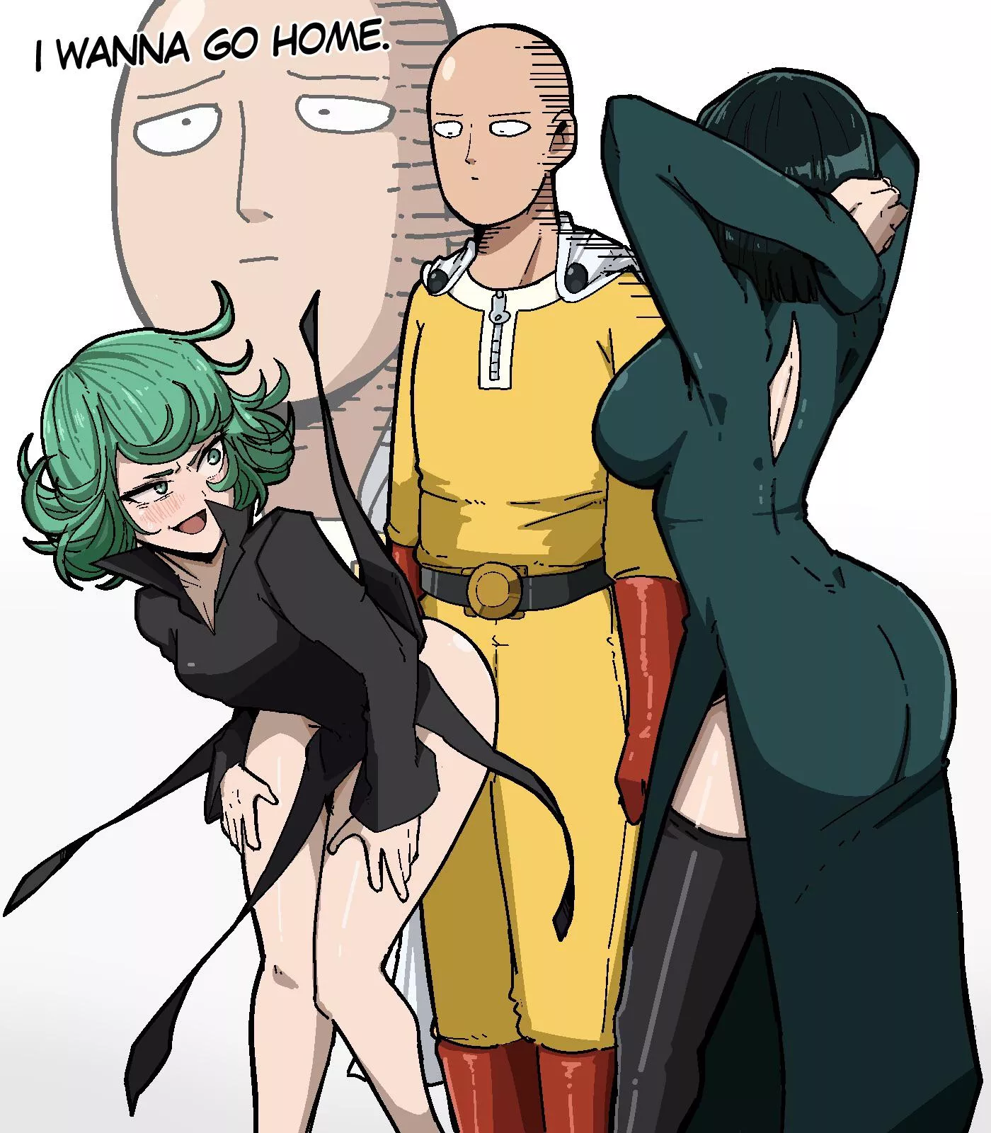 Tatsumaki and Fubuki try to seduce Saitama [One-Punch Man] (Mark Gavatino)