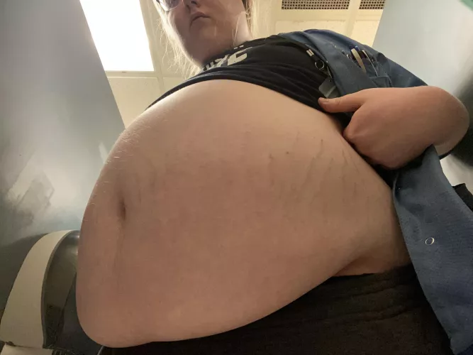 Tell me what you think of my huge belly