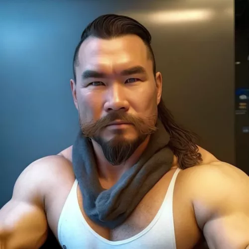 That's not me.. just an image created by AI using Discord based on a photo of me. I am obsessed with it now. Just wonder if there're anyone here playing with Discord or other AI image generator, in particularly more explicit ones. Discord won't allow 