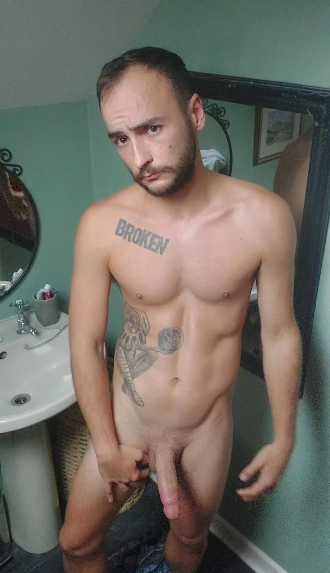 Wearing nothing but my tats