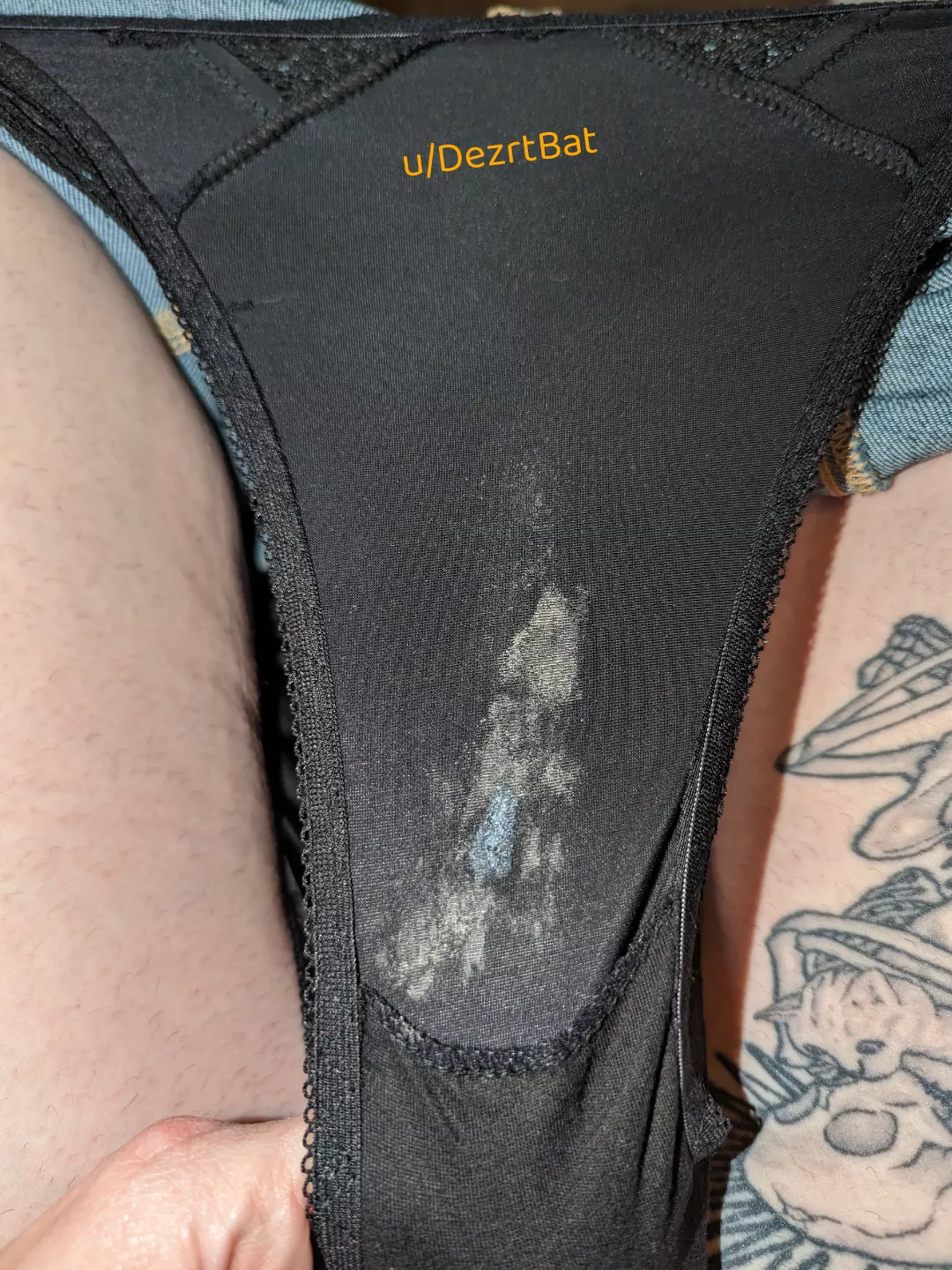 2 days in and twice cummed - let me dirty up a pair for you like this!