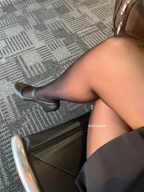 Black pantyhose for work