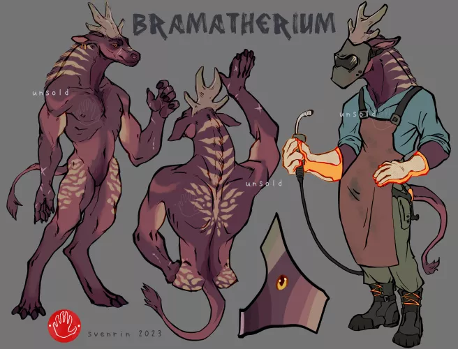Bramatherium design for sale - info in comments [art by me]