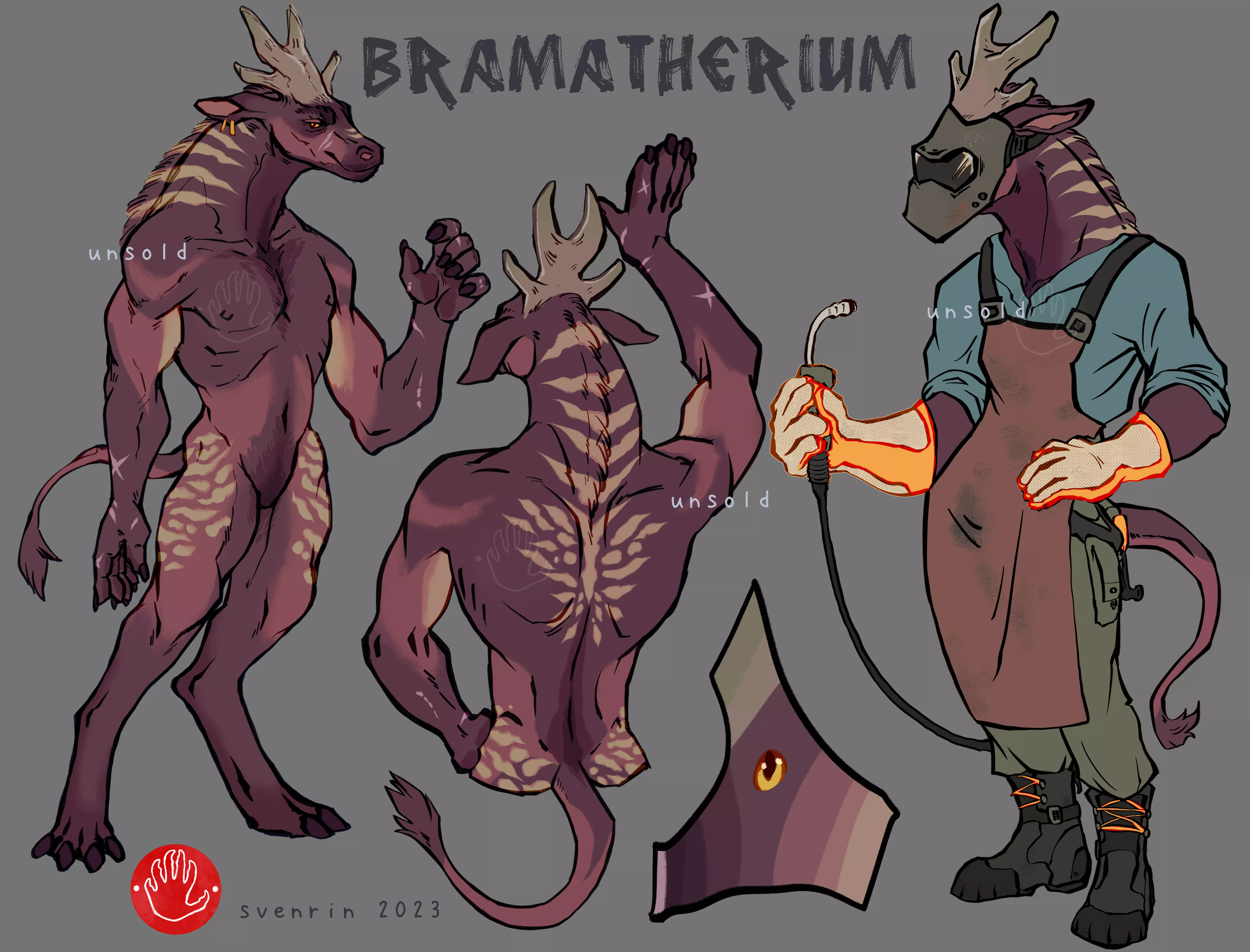 Bramatherium design for sale - info in comments [art by me]