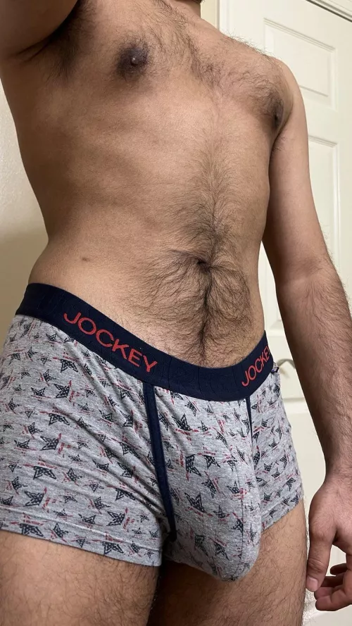 Difficult to contain morning wood