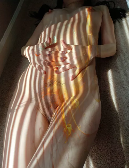 Dragons flame on my skin (F) [OC]