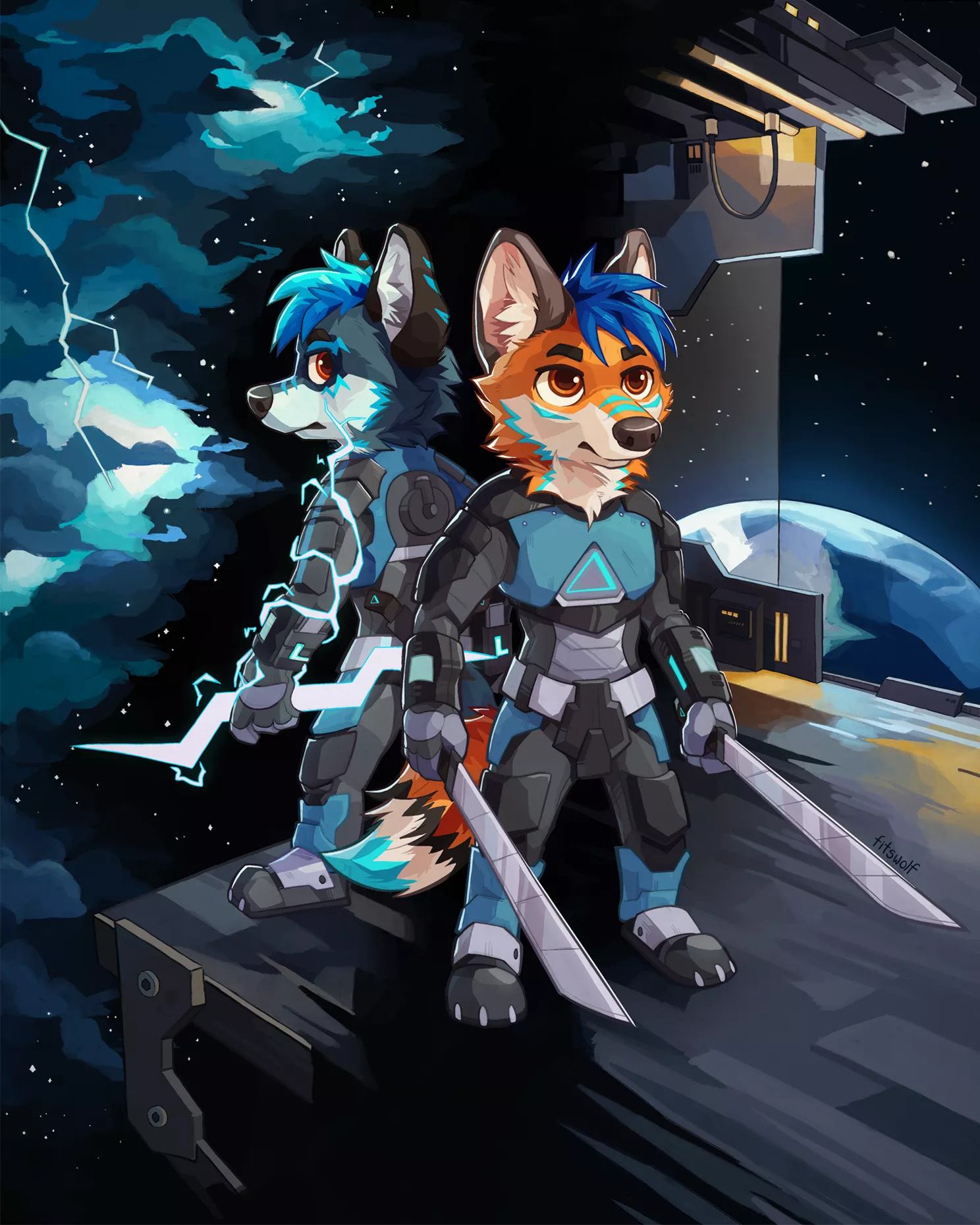 Electric ⚡(art by me)