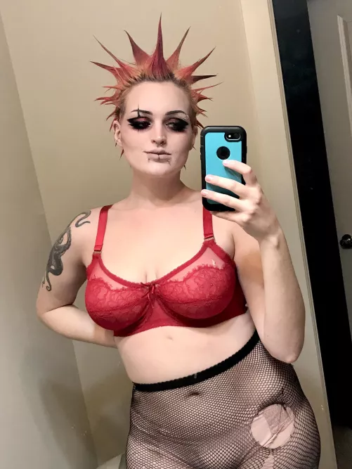 Ending my year of beauty school year with some spikes