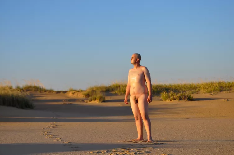 Feeling at peace with myself in the desert.