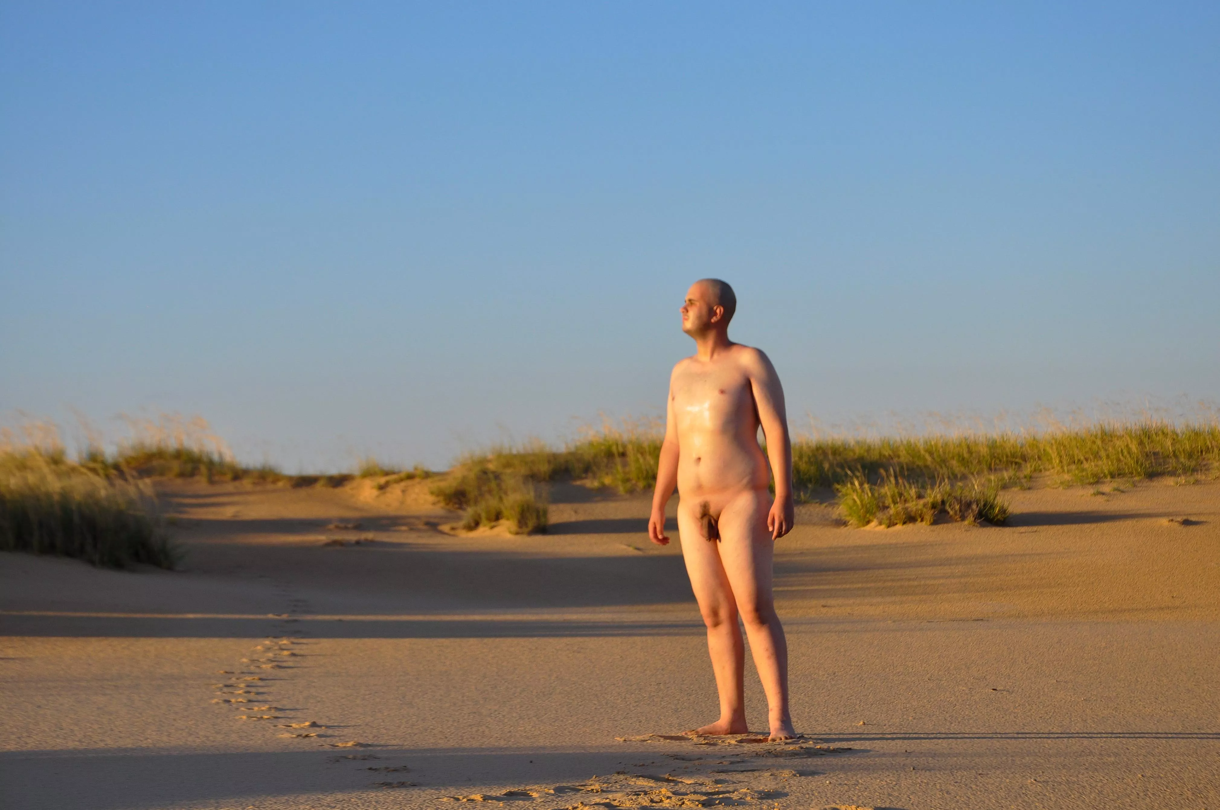 Feeling at peace with myself in the desert.