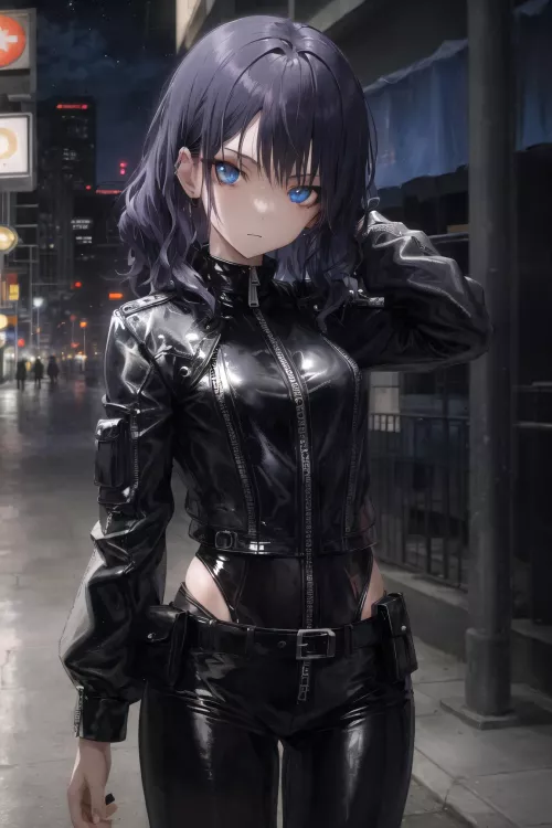 Full Leather: Jacket, Leotard, & Pants