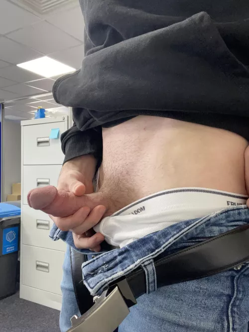 Got a little horny in the office this morning