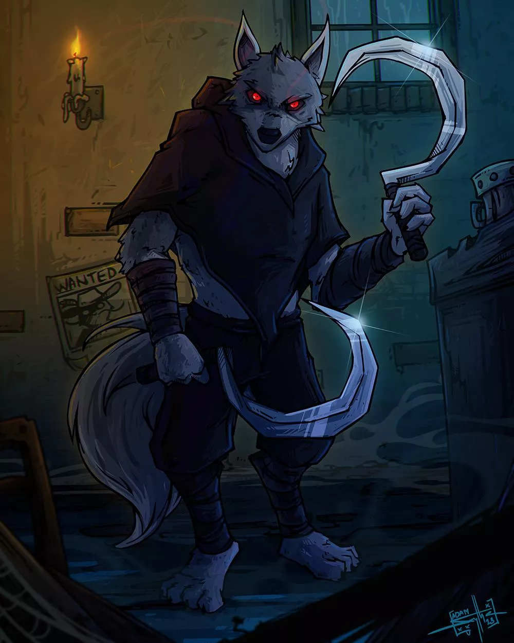 I drew Death from Puss in Boots