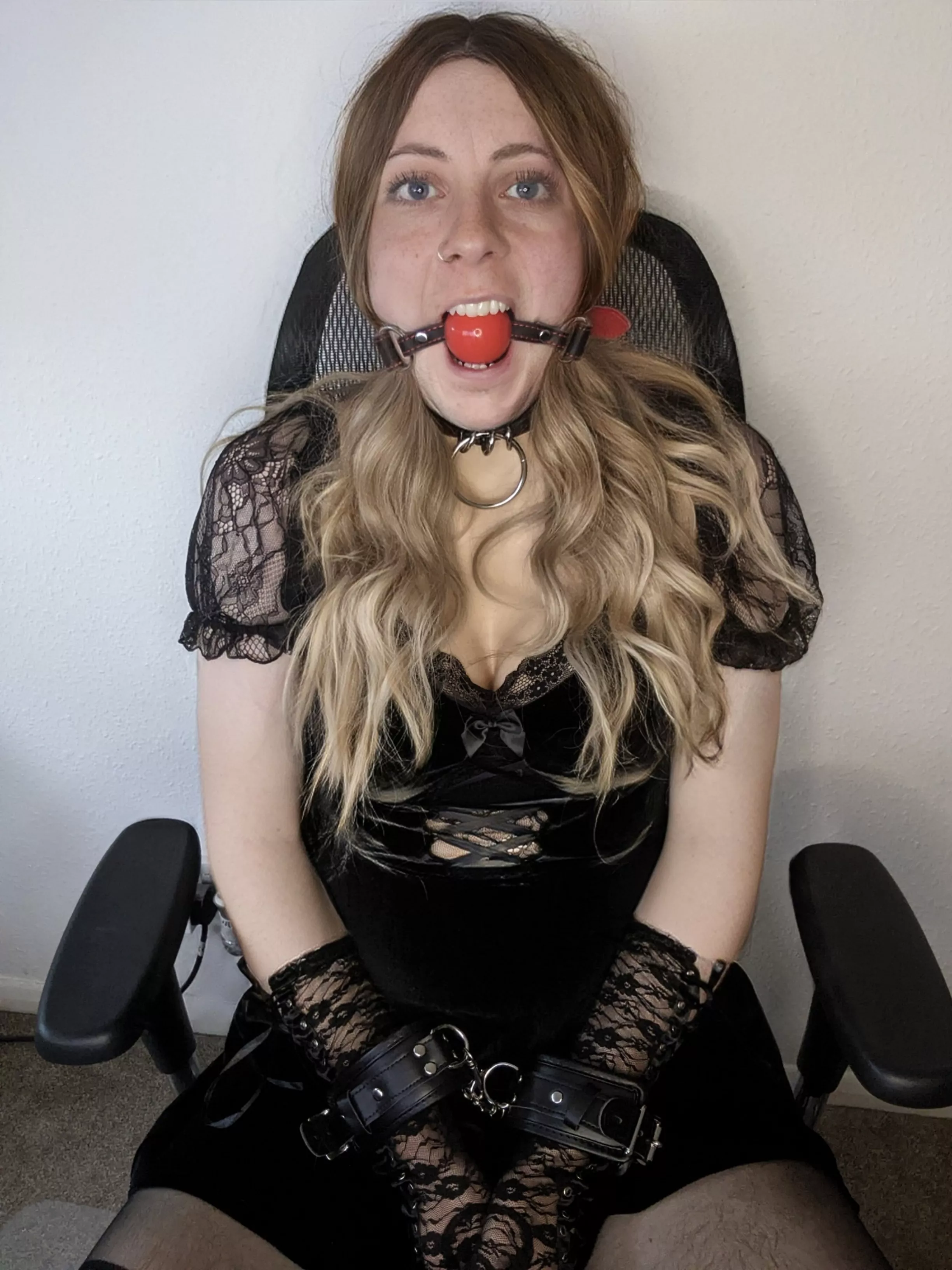 I love the feeling of a ball gag! [nb]