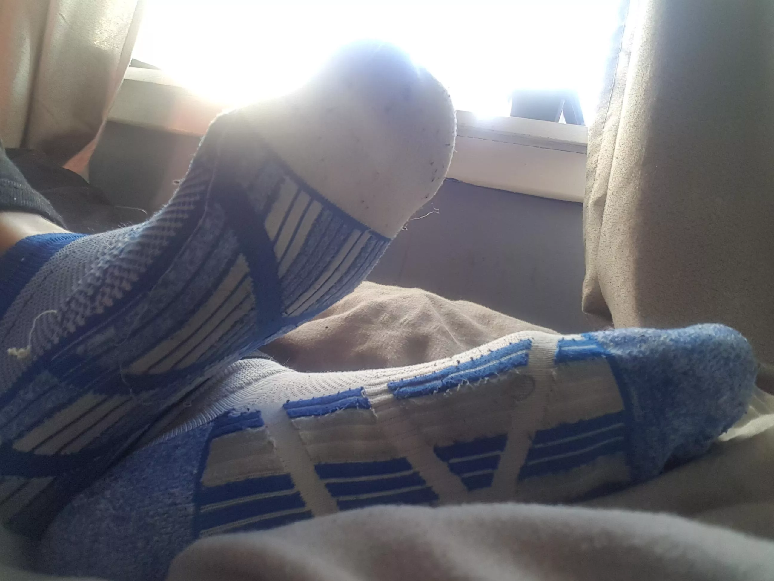 if you wanna get to my feet you have to work through my socks