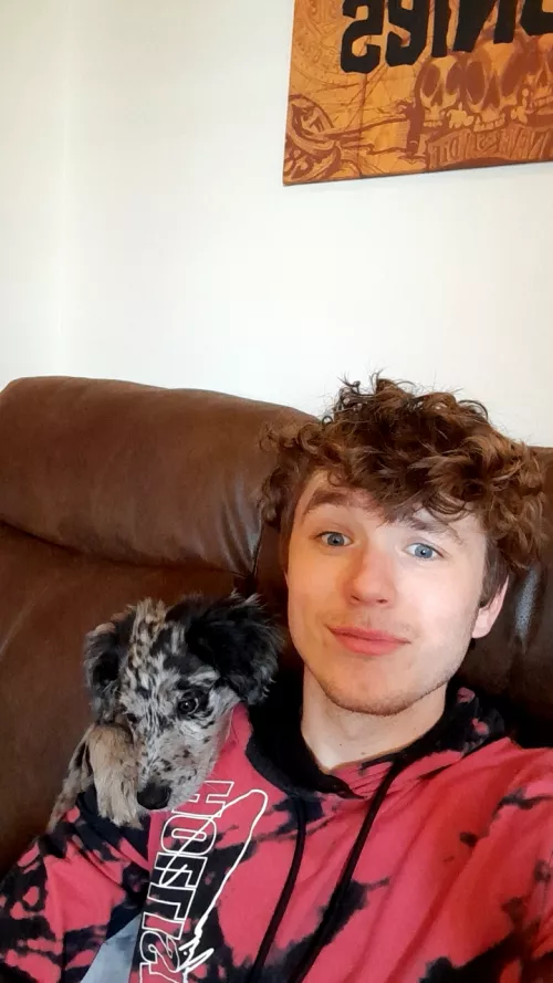 Its a puppy cuddle kinda day!