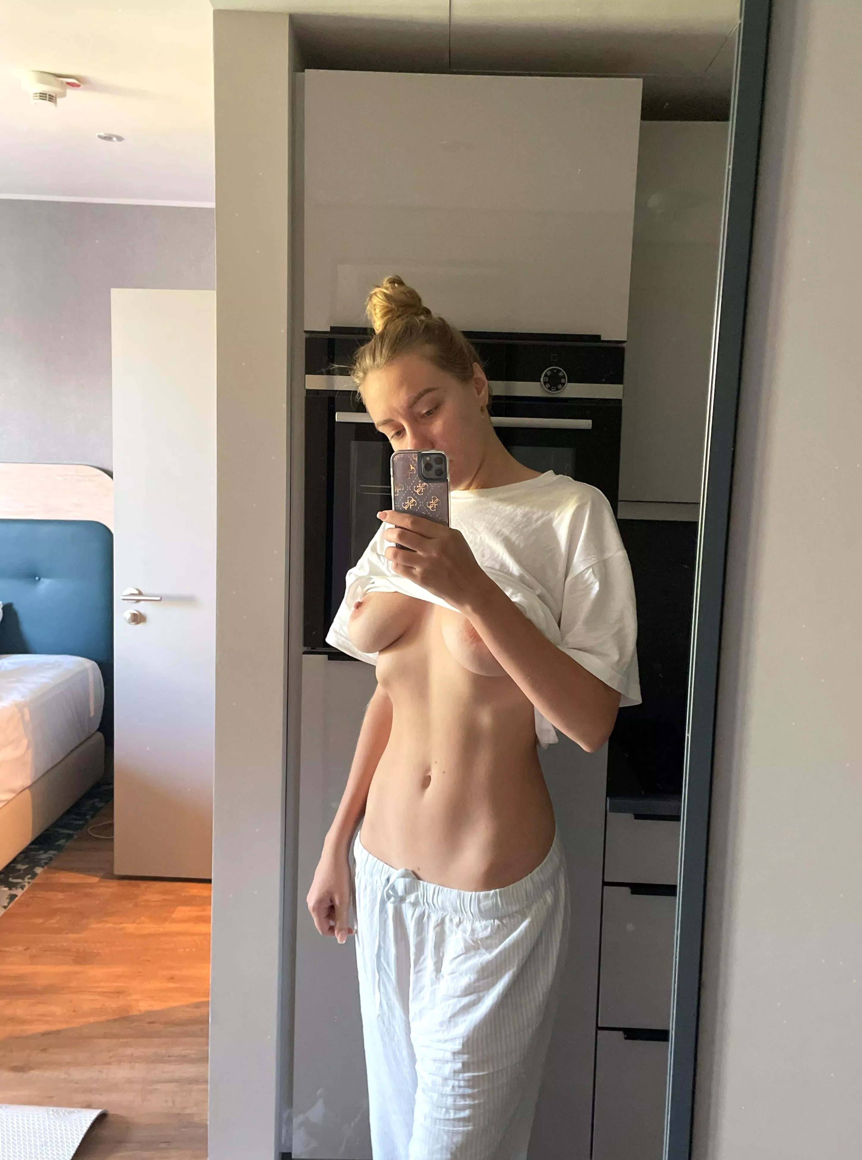 My breasts need your kisses