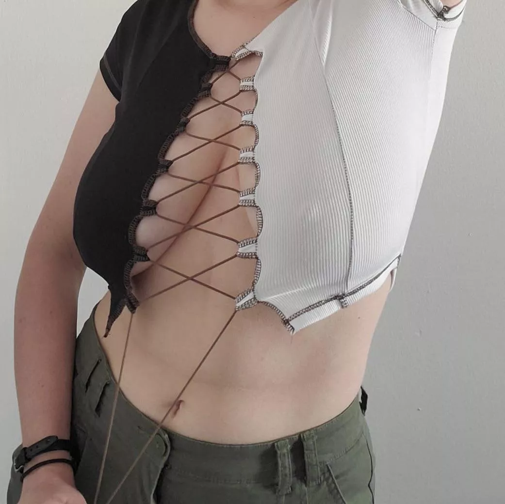 Not everything is black and white — but this top is