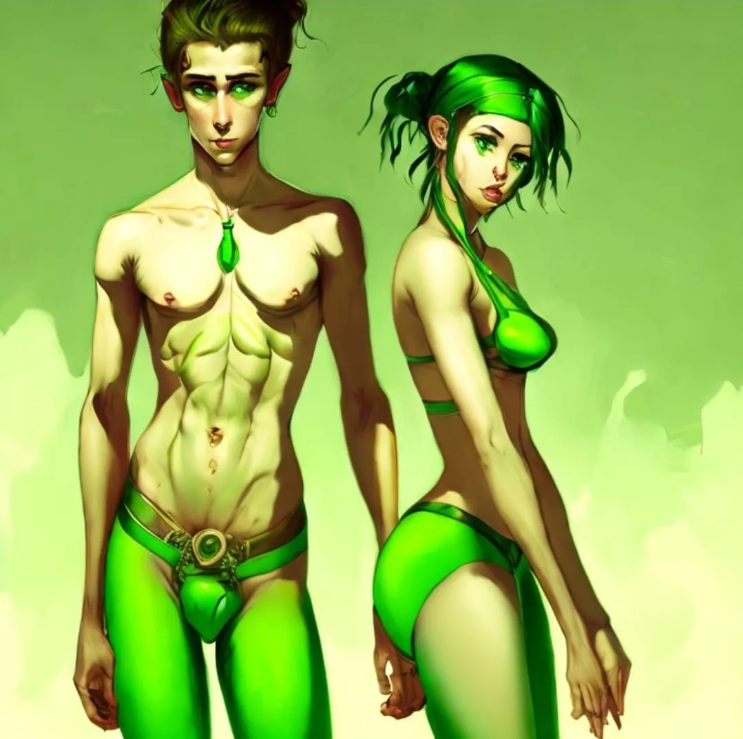 original experiment in AI prompts: Green Lovers