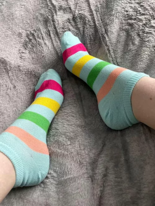 Rainbow stripes for sale 🌈 Let me know what you think! $10 with shipping included