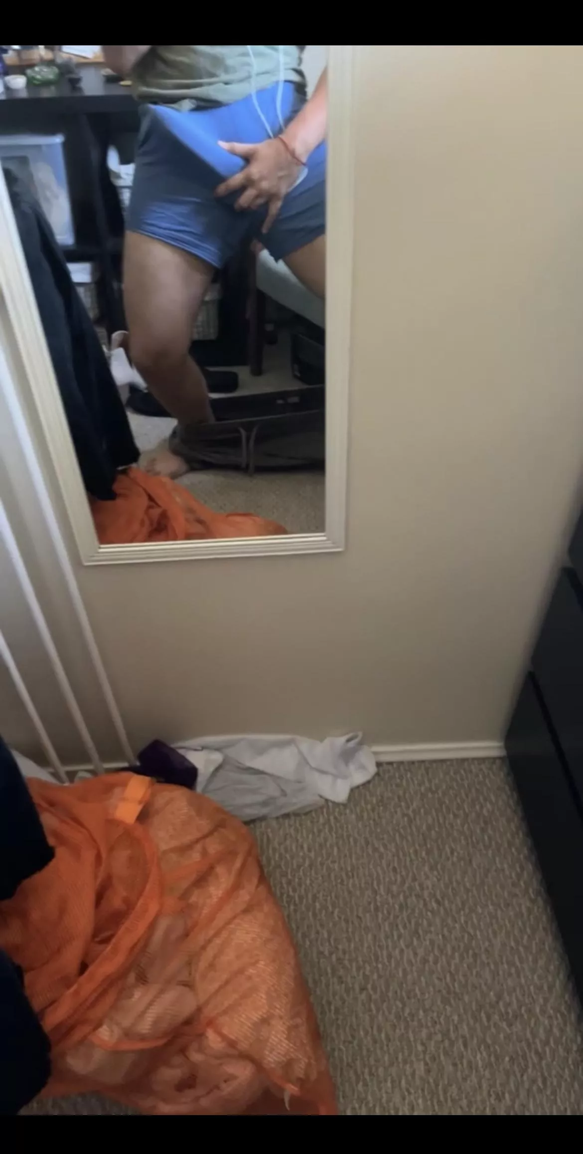 rub it before you pull them down