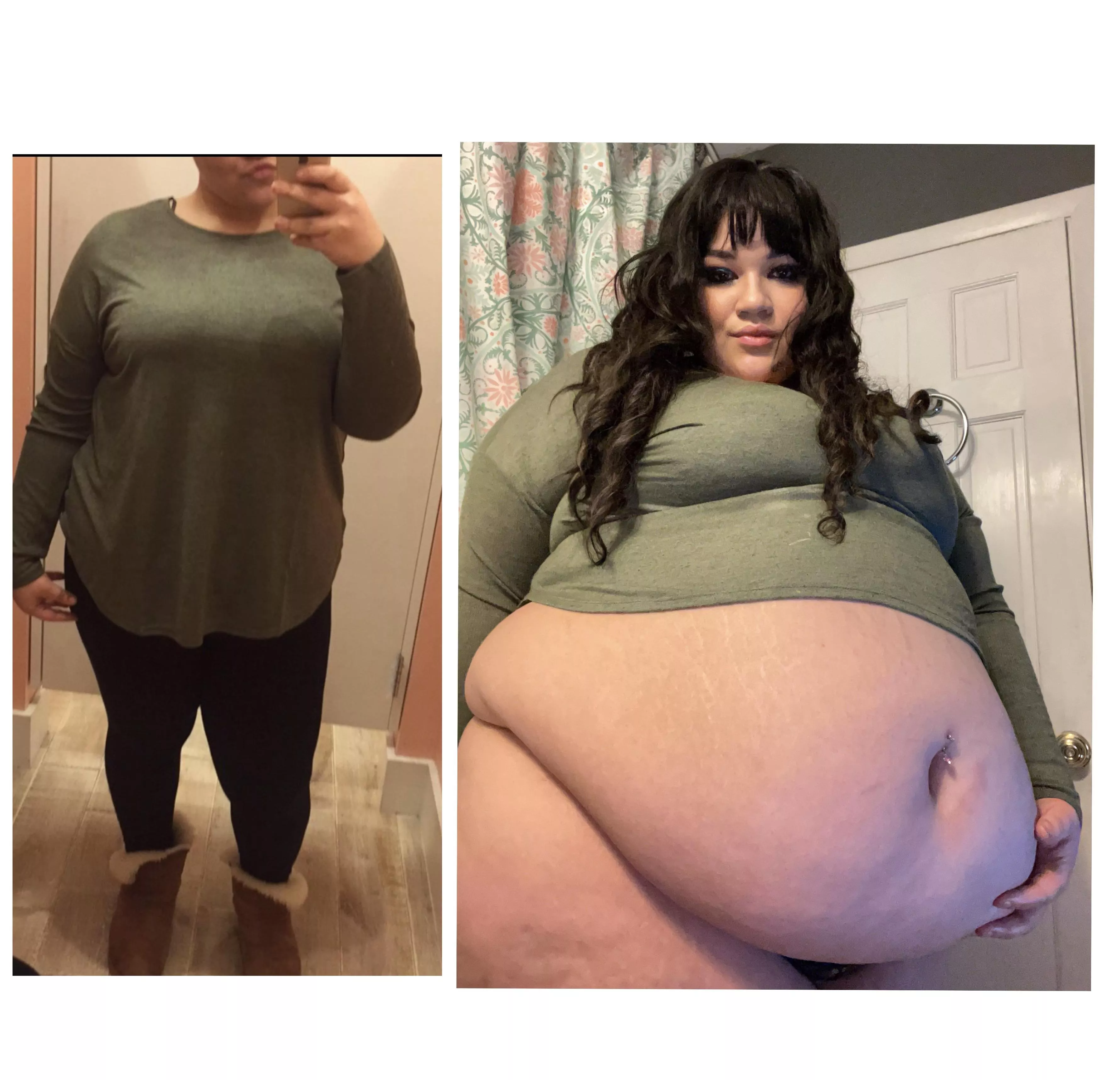 same shirt, more than 100 lbs later 🤭