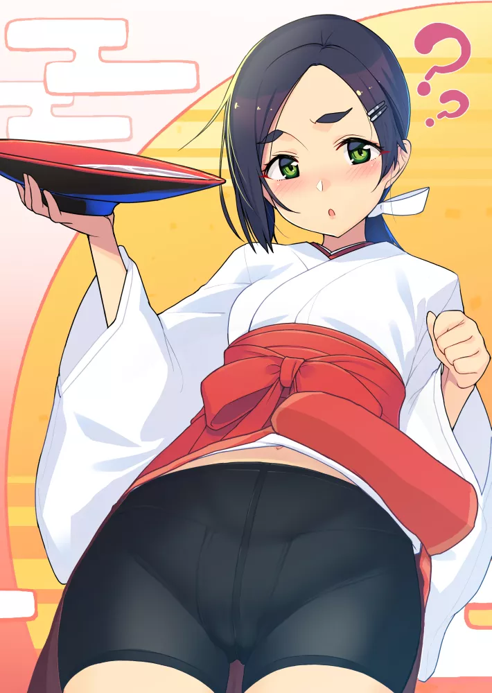 shrine attendant (teketora suzume) [Kantai Collection]