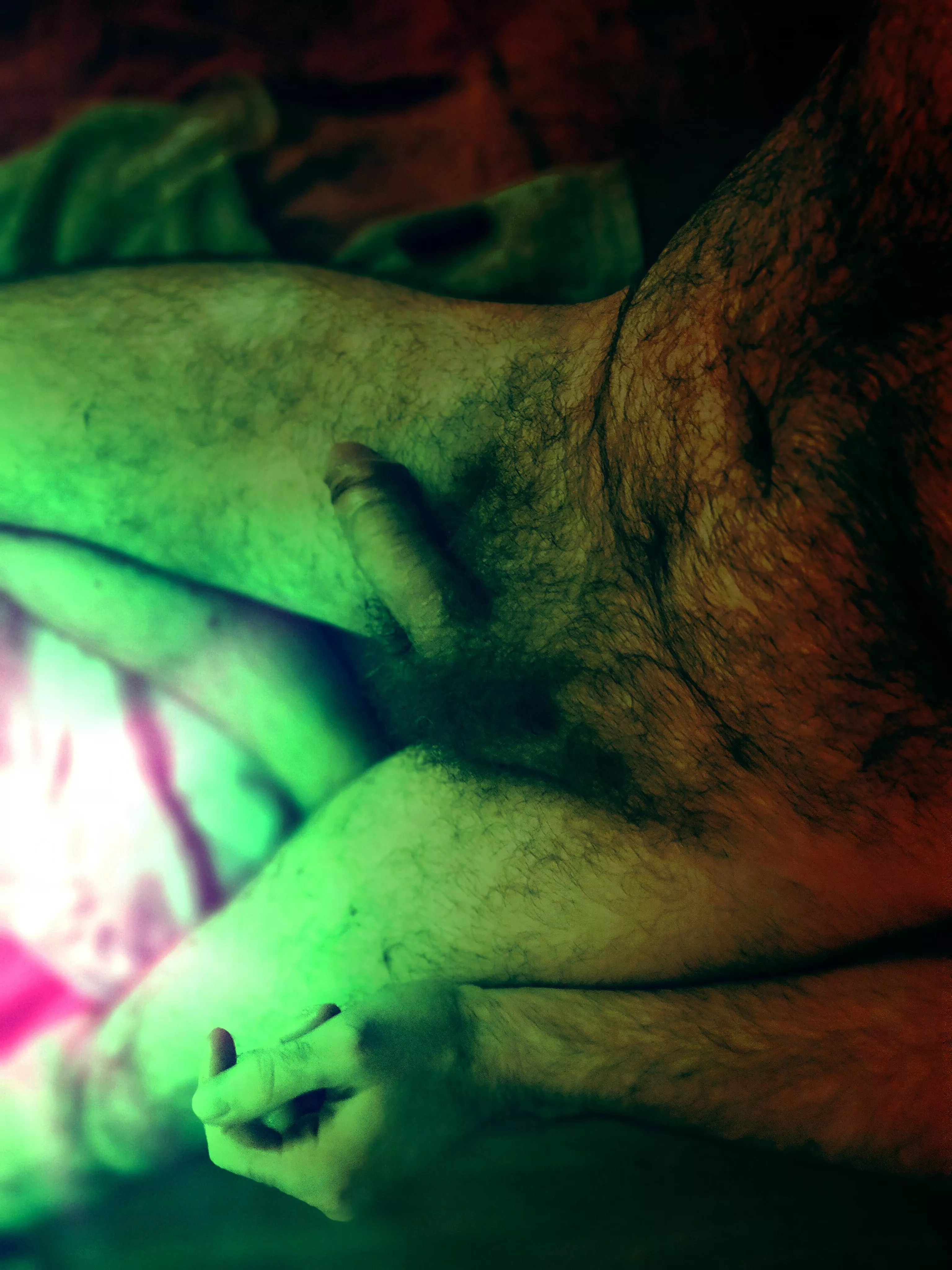 Sneaking pics during chores