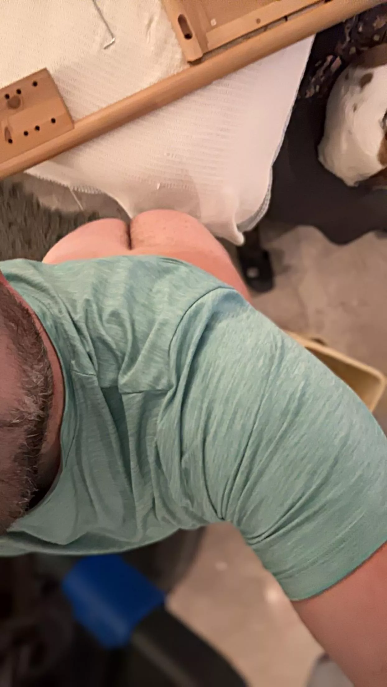 Took a break from building the bed 😈