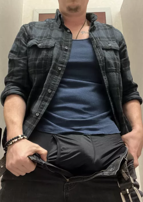 Unbuttoned enough to spark your interest but covered up enough to have you wanting more