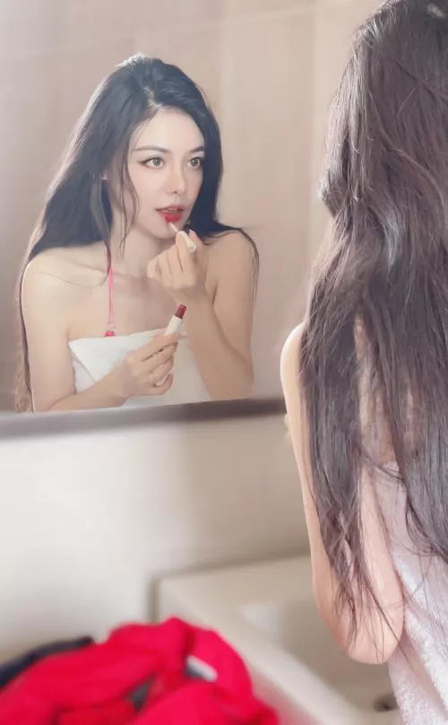 Will doll up, and wait for you at home every night, can I? 🥰