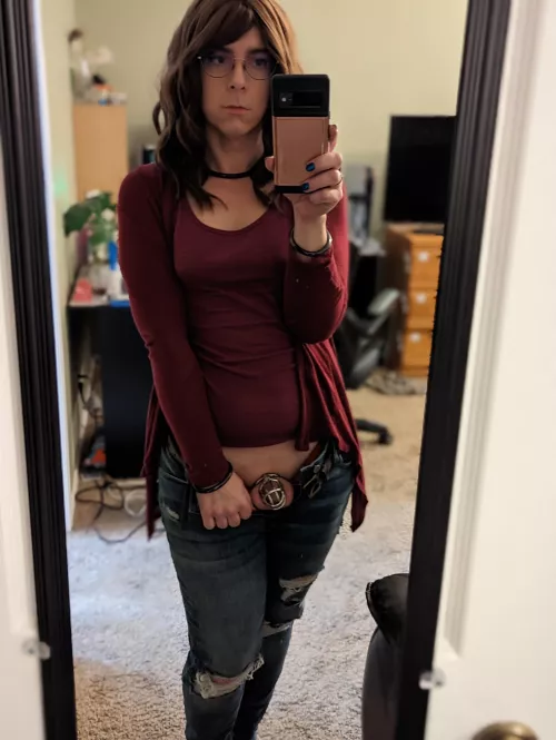 Yeah she's packing but don't worry, she keeps it locked up when not in use. [MtF]